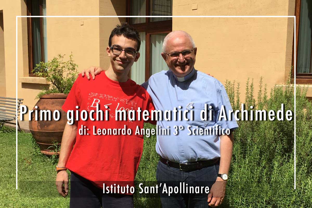 Leonardo-Angelini vincitore gare Pristem e Kangourou