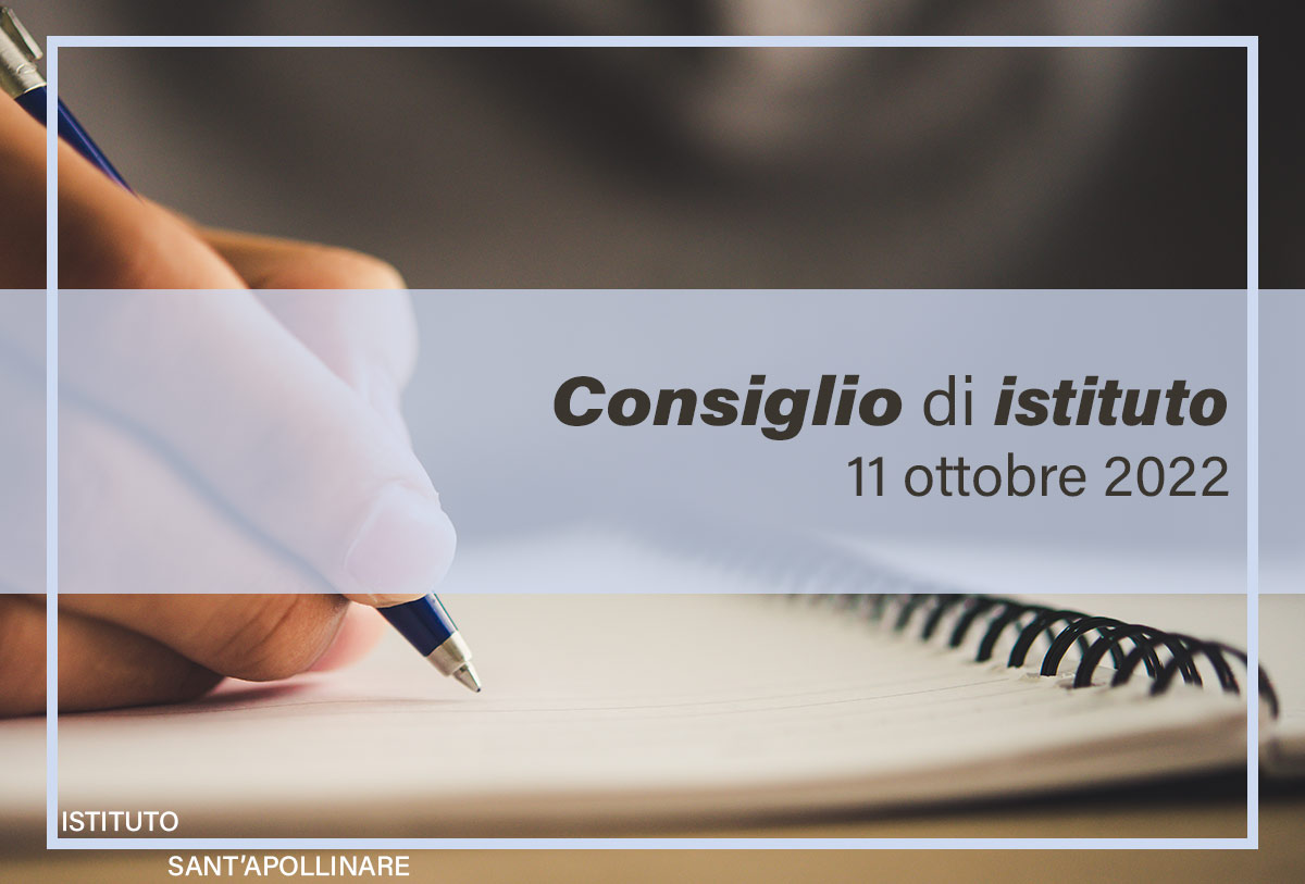 Consiglio di istituto 11 ottobre 2022 - 2023