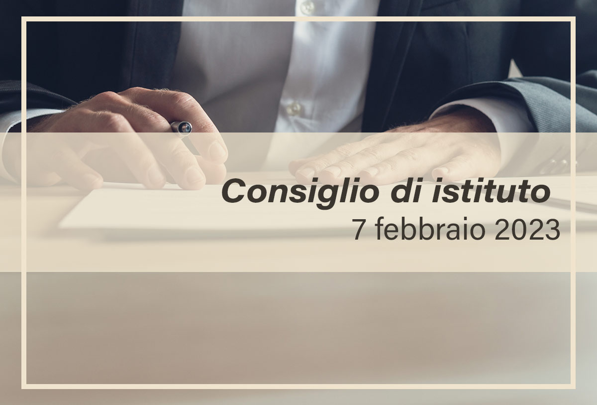 Consiglio di istituto 7 febbraio